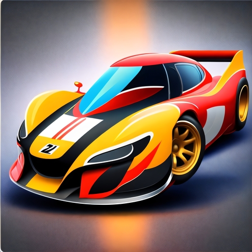 Super Racing Car 3D logo