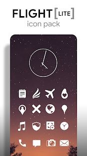 Flight Lite - Minimalist Icons Screenshot