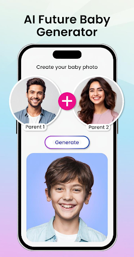 Screenshot of AI Future Baby Generator