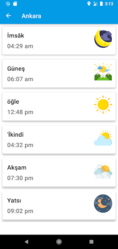Ankara Namaz Vakitleri Screen 3