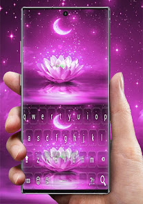Screenshot 6 Teclado Flor mágica en el agua android