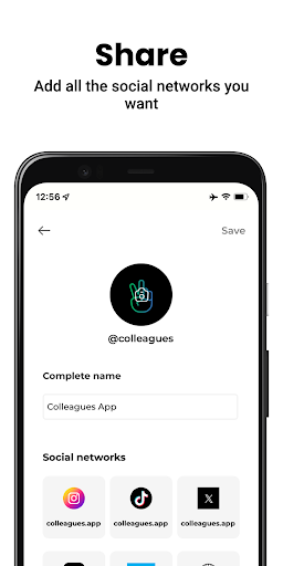 Android application Colleagues screenshort