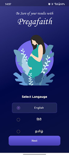 Android application PregaFaith - Pregnancy Test screenshort