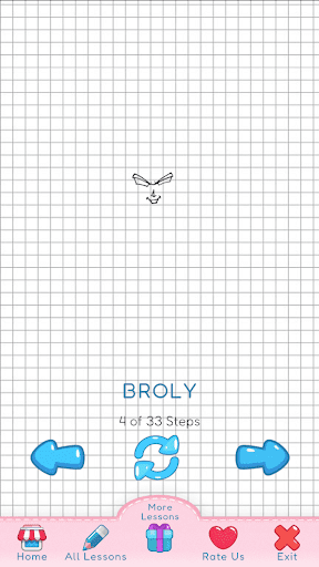 Android application how to draw anime screenshort