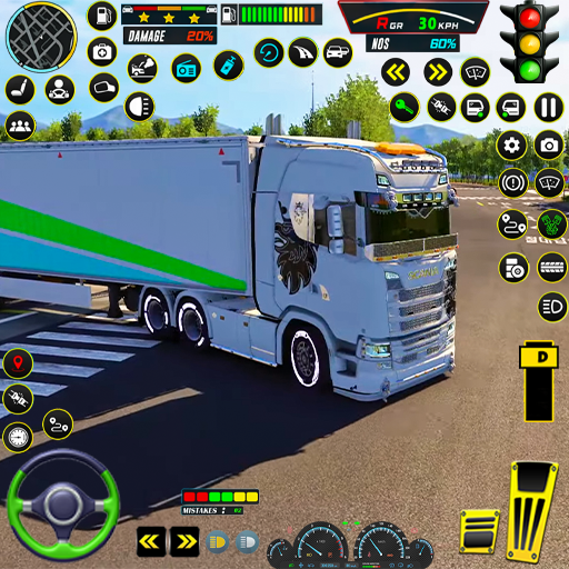 Android application Euro Truck Games Driving 3D screenshort