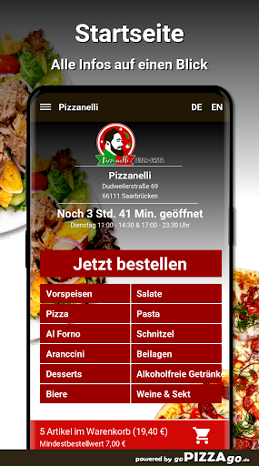 Pizzanelli Saarbrücken Screen 2
