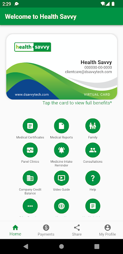 Health Savvy Screen 2