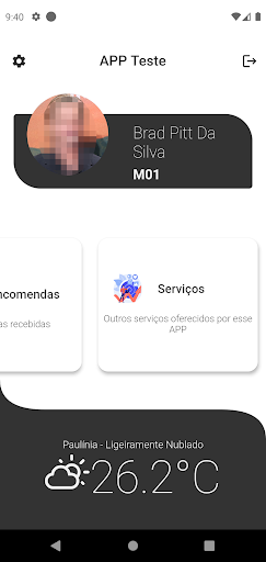 Android application Morador/Proprietário screenshort