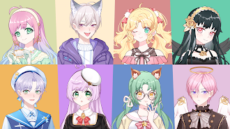 Game screenshot アニメキャラクタ：アバター 作成 mod apk