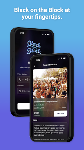 Android application Black On The Block screenshort