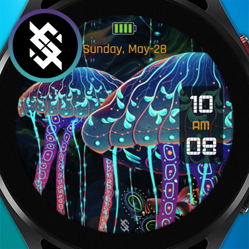 BFF17-Animation Jellyfish art logo