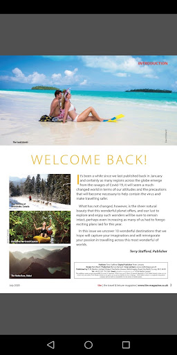 tlm – the travel & leisure mag Screen 2