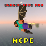 Cover Image of Download MCPE Dragon Wing Mod  APK
