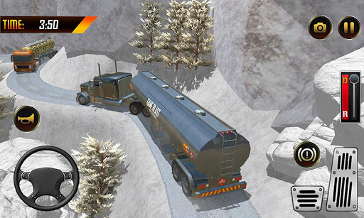 Android application Military Oil Tanker Truck Game screenshort