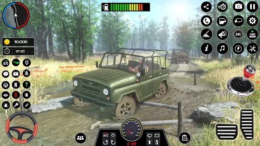 Russian Jeep Offroad Drive 4x4