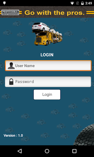 Android application Proautotrans screenshort