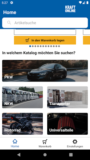 Android application Kraft-Online App screenshort
