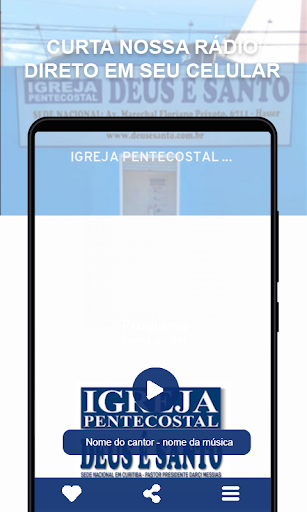 Android application Igreja Pentecost. Deus é Santo screenshort