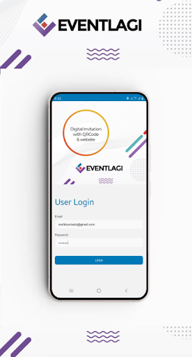 Android application eventlagi screenshort
