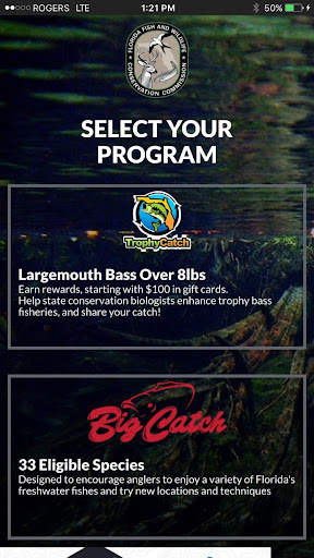 Screenshot of TrophyCatch Florida