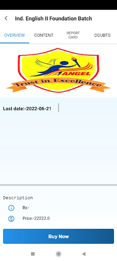 Android application Angel Academy screenshort