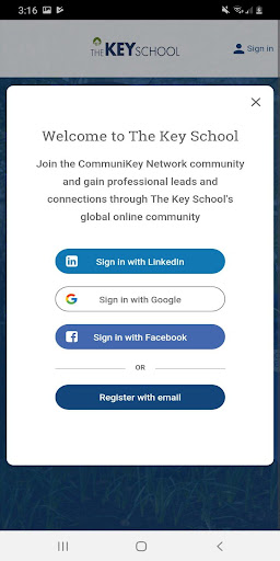 communiKEY Screen 3