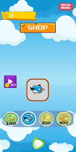 Android application Tappy Bird Adventure🐥 screenshort