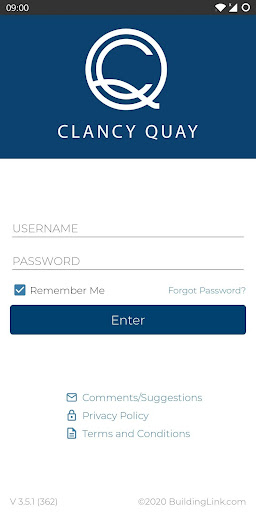 Android application Clancy Quay Resident App screenshort