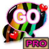 Rainbow Zebra theme for GO SMS icon