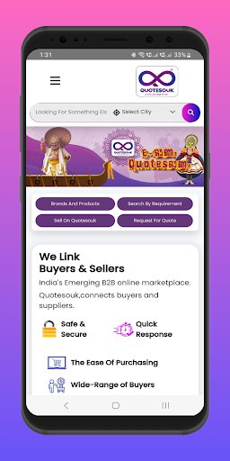 Android application Quotesouk screenshort