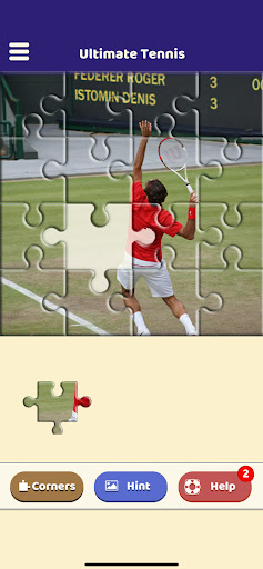 Ultimate Tennis Puzzle Screen 2