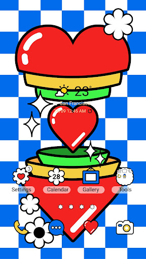 Android application Pitapatting Heart - Wallpaper screenshort