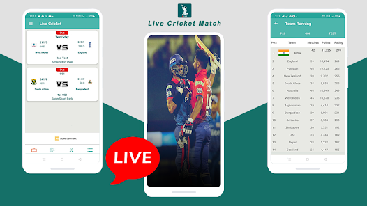 Cricket Live Match 1.5 APK + Мод (Unlimited money) за Android