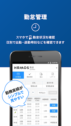 【HRMOS勤怠】勤怠アプリのおすすめ画像2