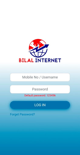 Bilal Internet Services Screen 2