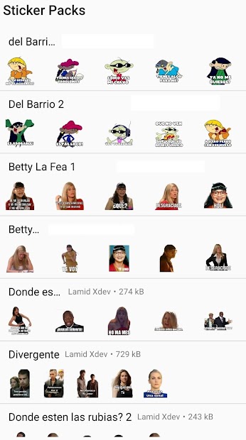 Screenshot 6 Stickers de Los Chicos del Barrio Para WhatsApp android