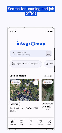 Android application Integromap: Integration Map screenshort