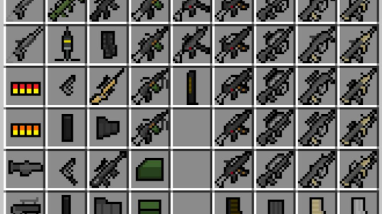 Gun mod for minecraft