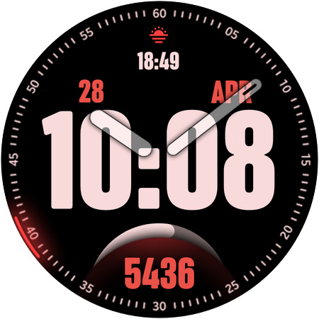 Runners Dial 2 - Watch face screenshot 10