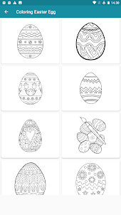 Livro colorir ovos Páscoa