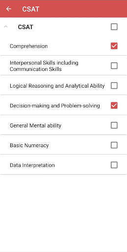 UPSC Syllabus Tracker Screen 3