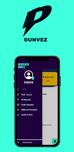 Android application Dunvez screenshort
