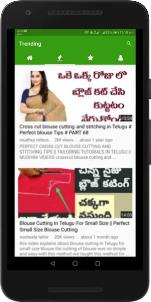 Telugu Blouse Cutting and Stitching Video Tutorial screenshot 1