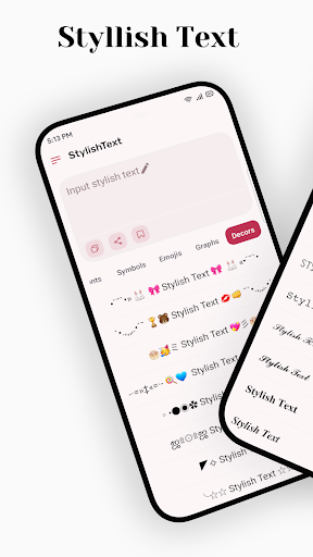 Screenshot of Stylish Text - Letter Fonts
