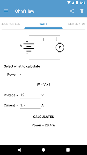 Ohms Law Screen 3