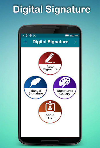 Android application Digital Signature : E-Signatur screenshort