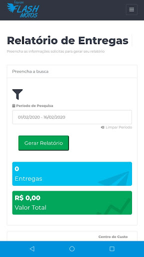 Equipe Flash Motos - Cliente Screen 3