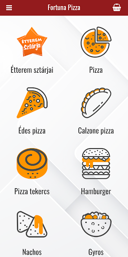 Android application Fortuna Pizza screenshort