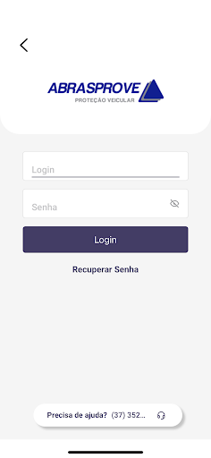 Android application ABRASPROVE PROTEÇÃO VEICULAR screenshort