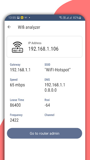 5G & Wi-Fi internet speed test Screen 3